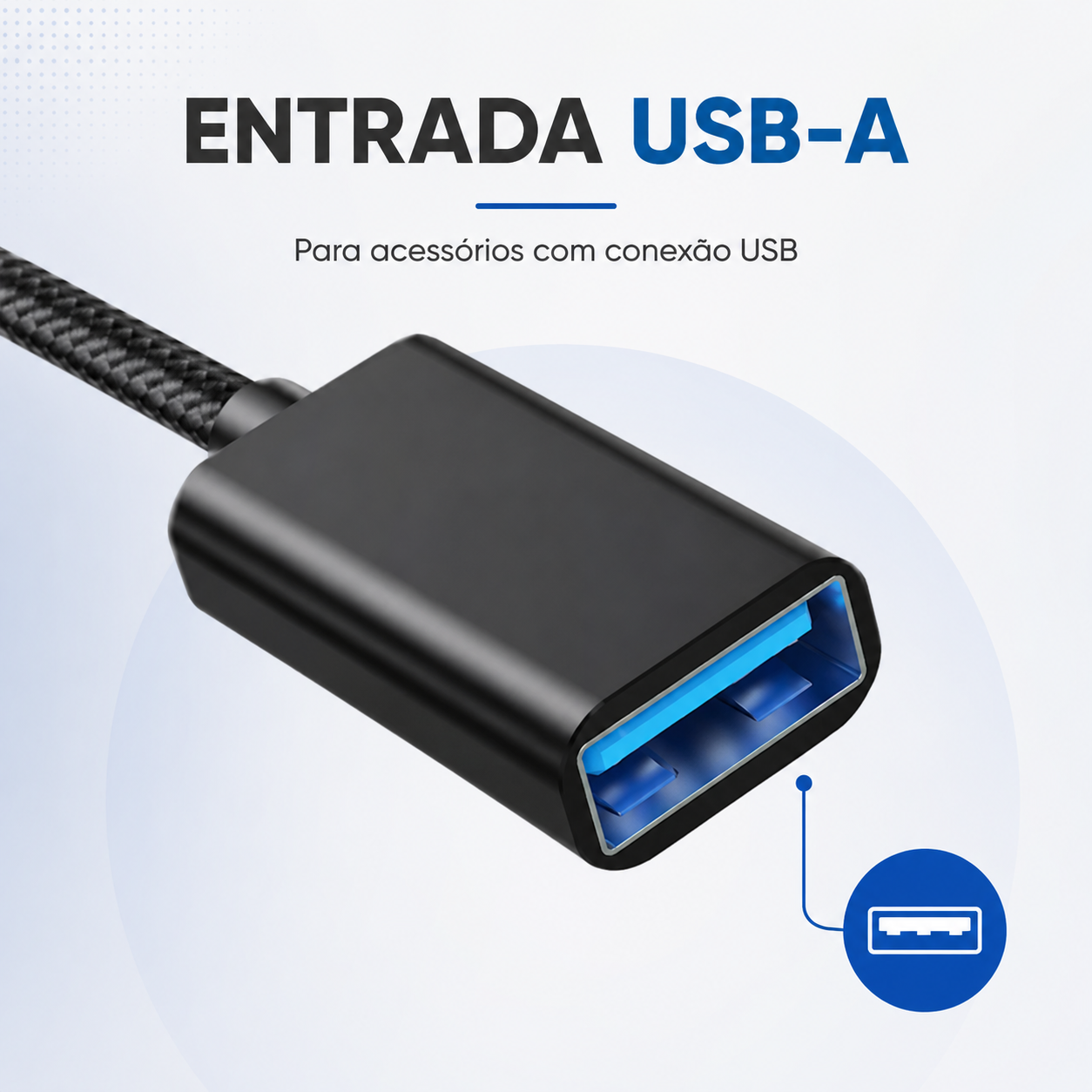 Adaptador OTG USB-C para USB 3.0 Premium | Conexão para Pen Drive, Mouse e Teclado