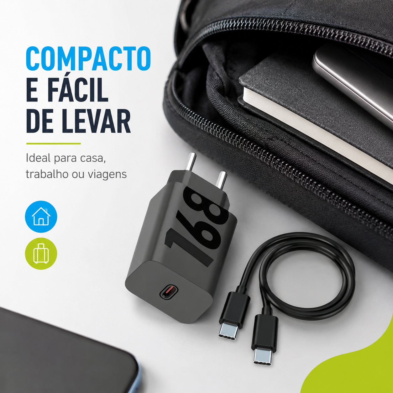 Carregador turbo premium para celular