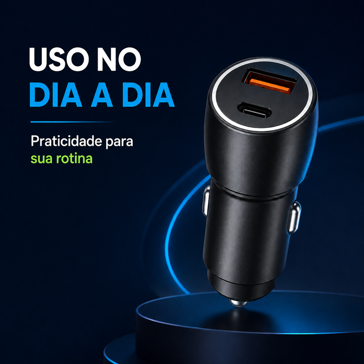 Carregador Veicular Turbo 60W PD