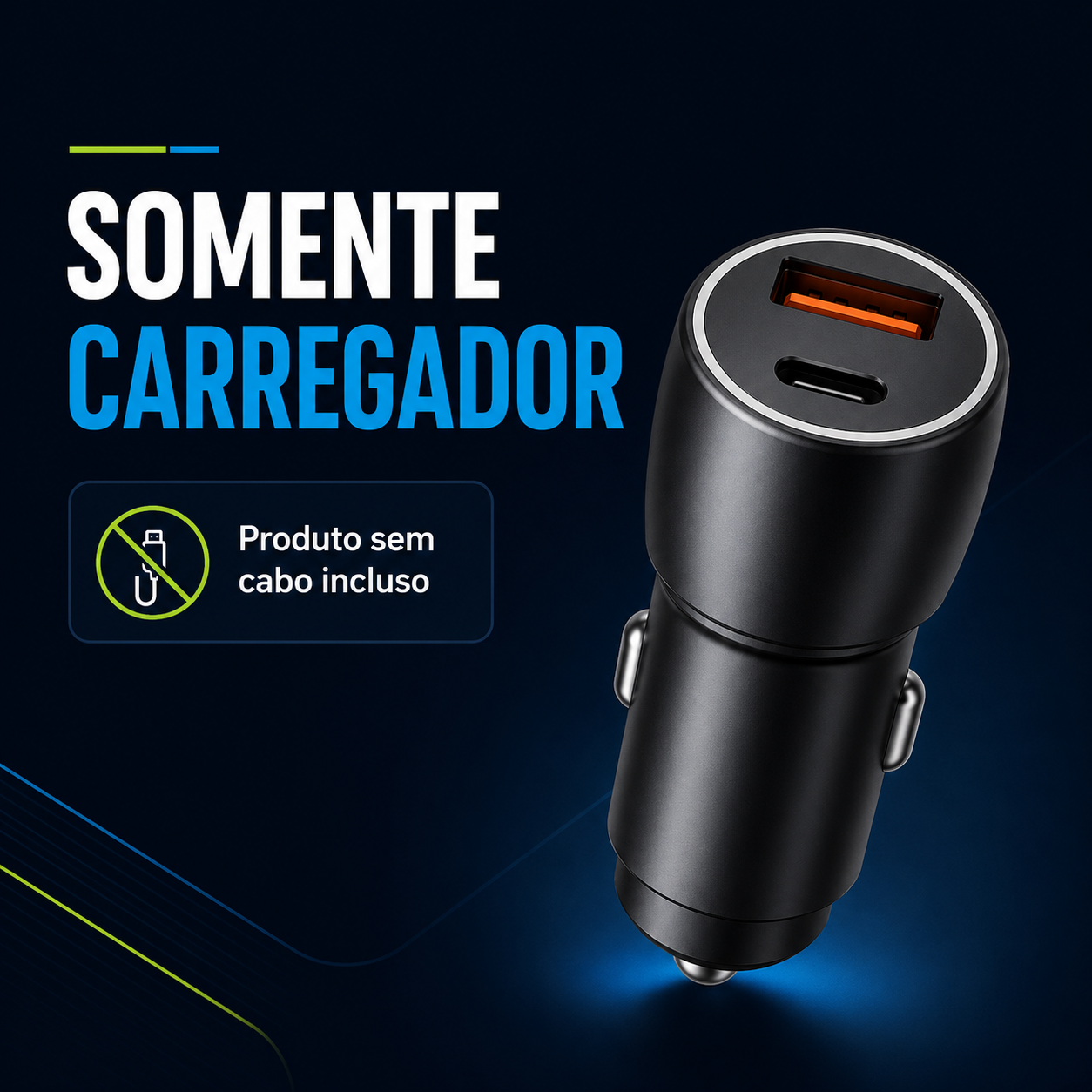 Carregador Veicular Turbo 60W PD