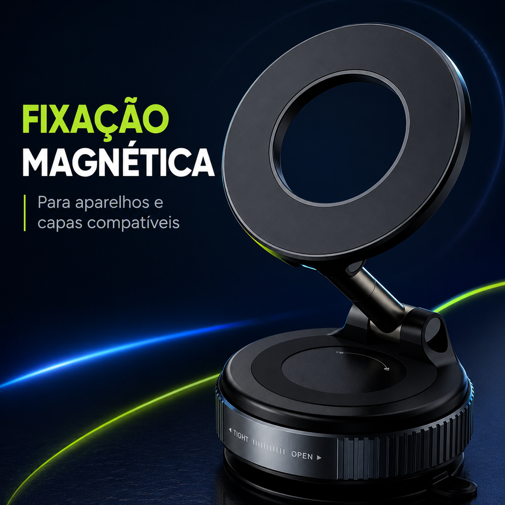 Suporte Veicular Magnético Premium 360° - IPHONE