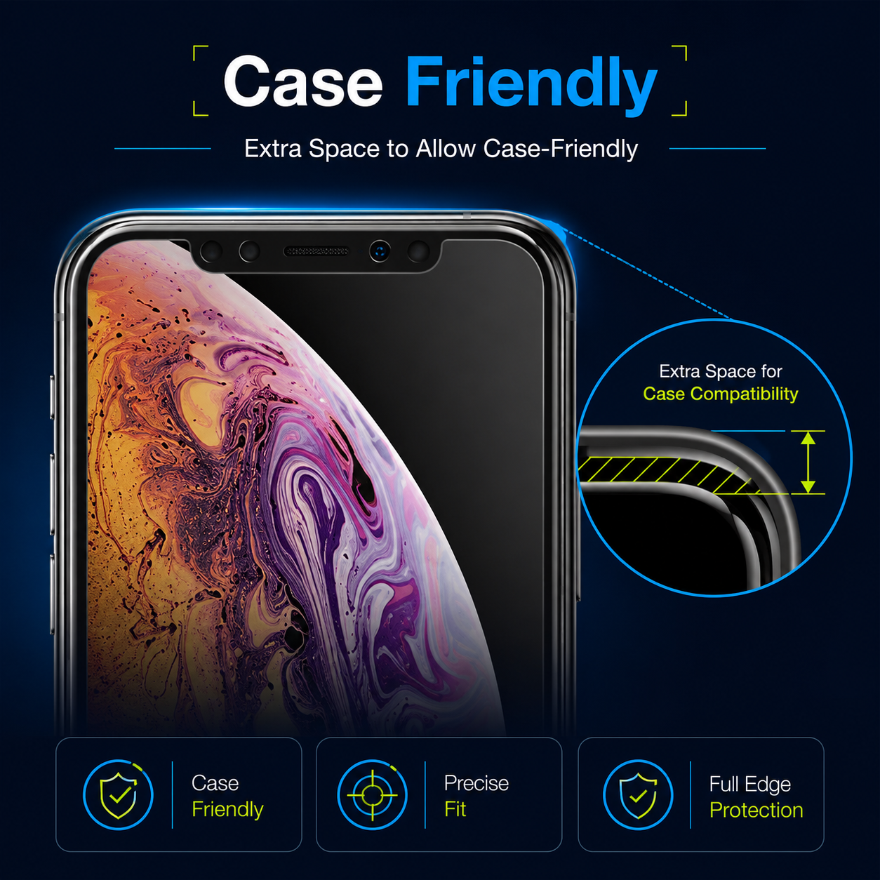 Kit Película IPhone Privacidade de Vidro 3D Privativa Anti-Espião Todos Modelos IOS XS XR 11 12 13 14 15 16 17 Pro Max